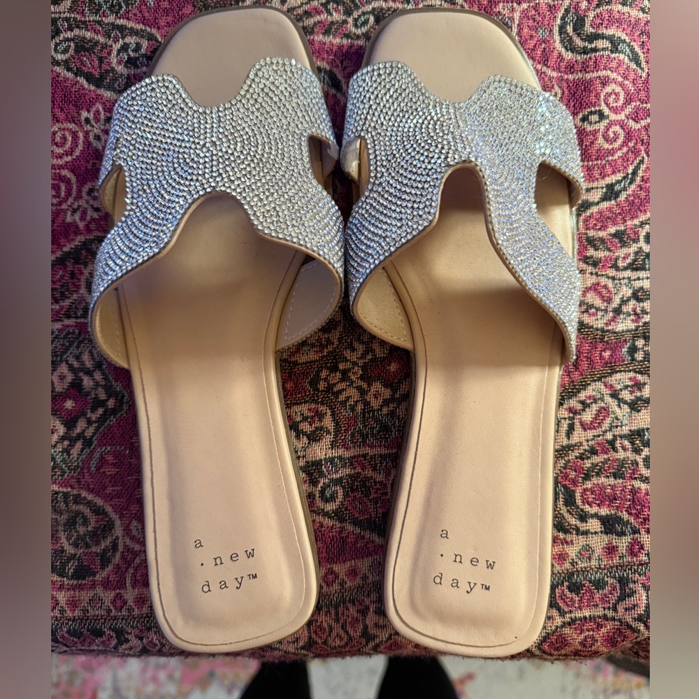 Embellished sandals- NWOT